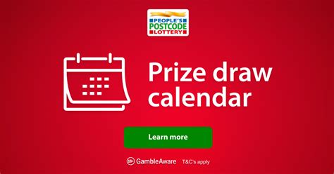 when's the next postcode lottery draw